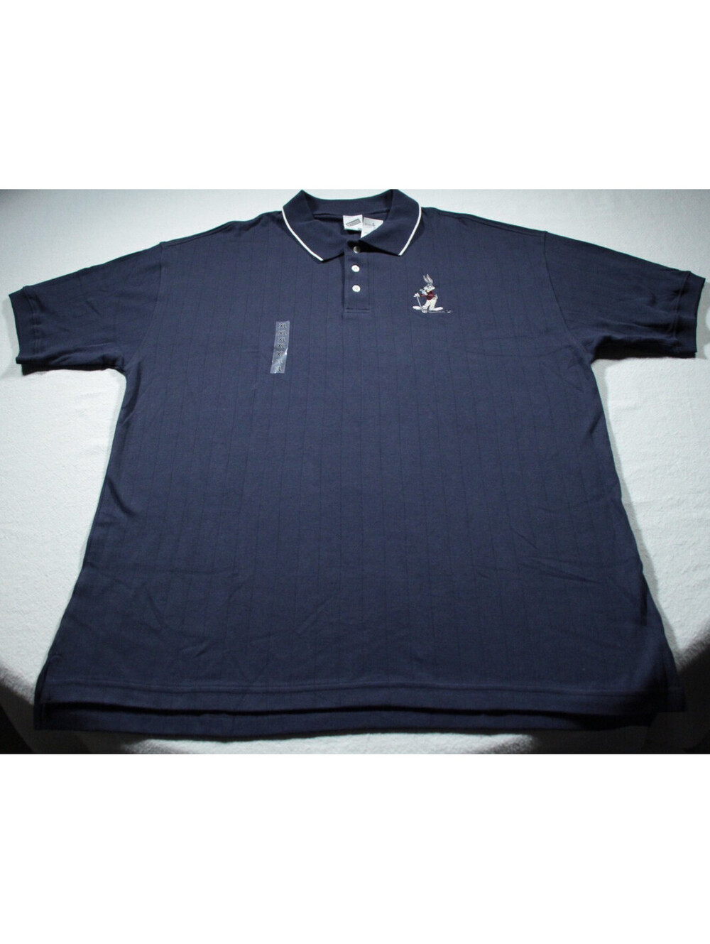 Vintage 90s Bugs Bunny Golf Polo Shirt NOS NWT XL Warner Brothers Studio Store